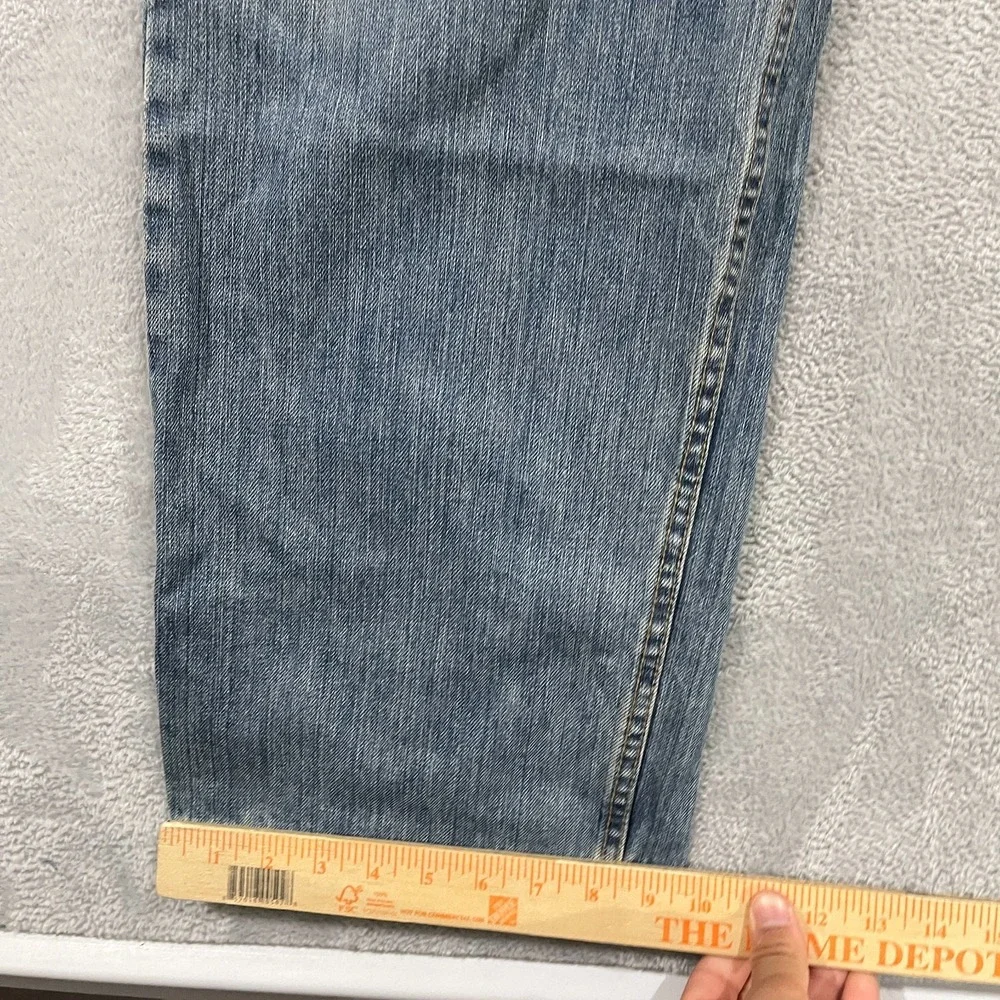 Levis 569‎ Jeans Mens 40x32.5* Blue Loose Straight Denim Western Retro Fade